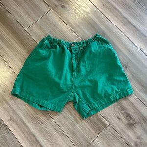 Chubbies Green Flat Front Shorts